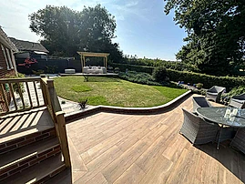 porcelain wooden decking