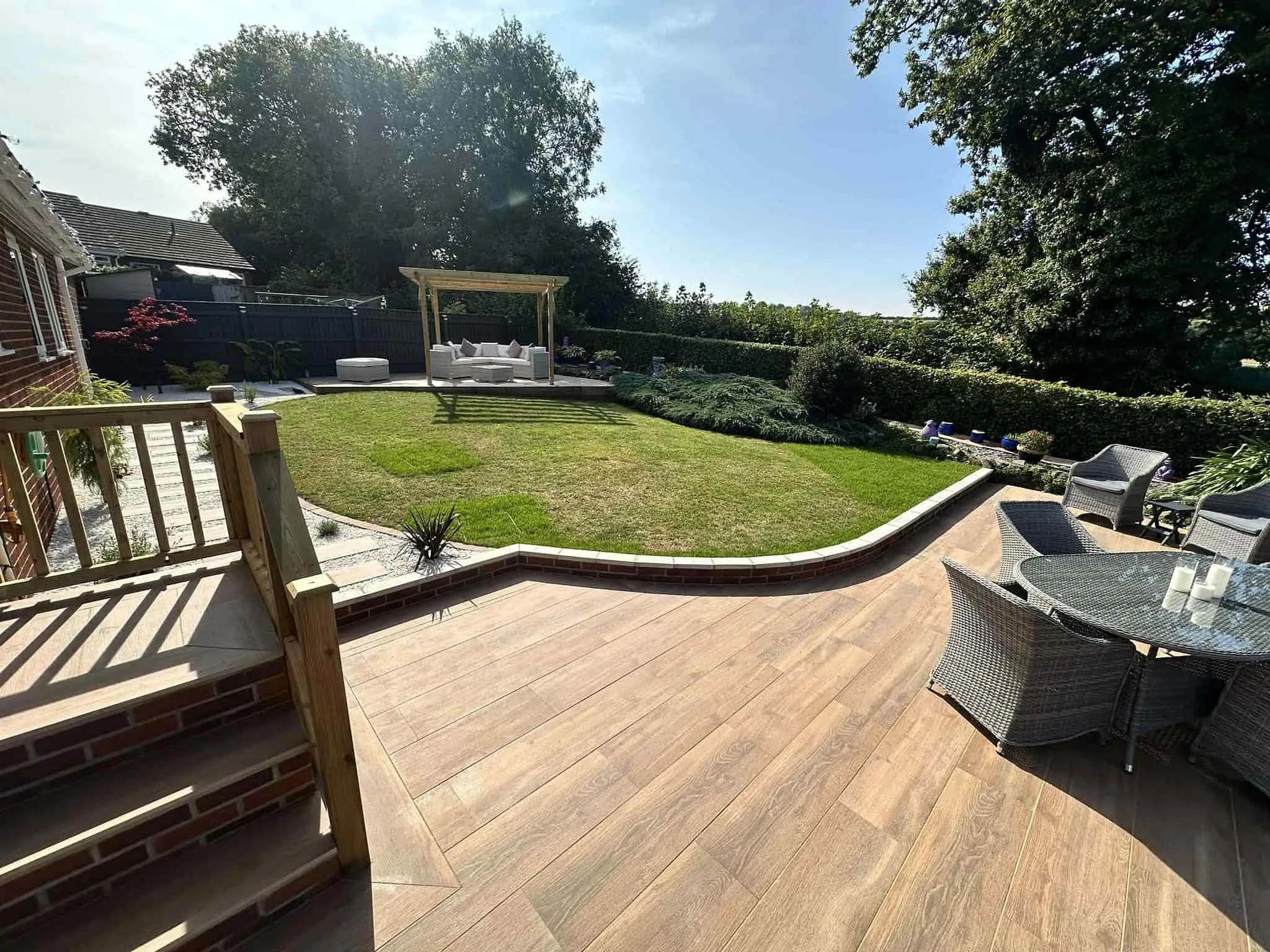 porcelain wooden decking