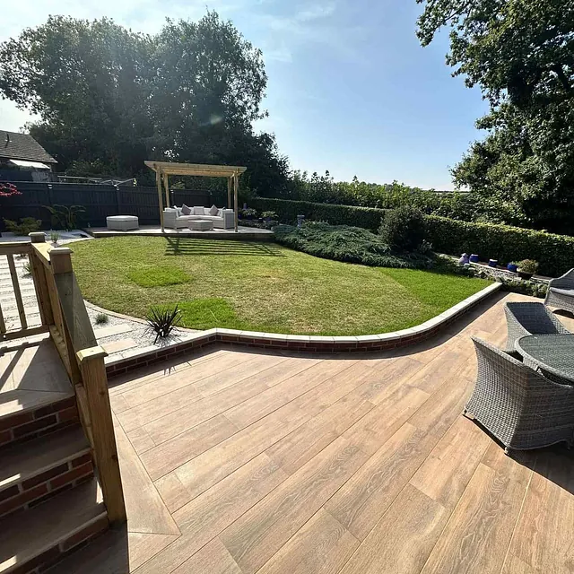 porcelain wooden decking